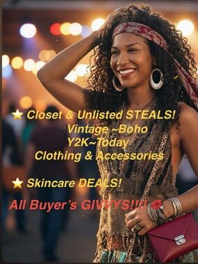 ⭐️Join Sat: 4/18 10Acst: Closet ~ Unlisted ~ Skincare STEALS!! Calendar & Share!